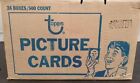 (1) One 1986 Topps Baseball Picture Cards 500 Count Vending Box From A Case.