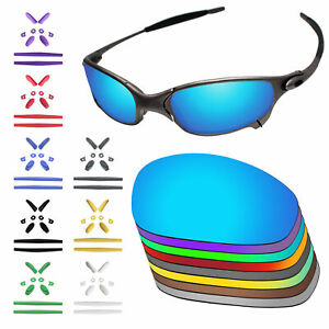 Rubber Kit + Polarized Replacement Lenses For-Oakley Juliet Sunglasses -Options