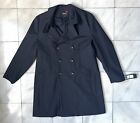 Qantas Martin Grant Trench coat men’s size 112 R (XL) navy blue airline NWT 2016