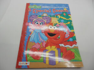 Sesame Street A Special Season Jumbo Coloring Activity Book Holiday Christmas