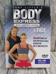 Tony Little's Body Express 4-Pack (DVD, 2003, 4-Disc Set) Pre-Owned, Good Cond