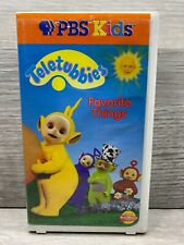 Teletubbies: Favorite Things Volume 4 (VHS 1999) PBS Kids Plastic Clamshell