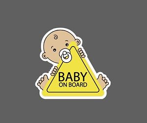 Baby On Board Sticker Safety Waterproof NEW - Buy Any 4 For $1.75 EACH Storewide