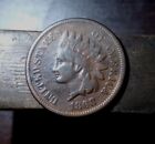 New Listing1868 Indian Head Cent Beautiful Toned Rare Key F 1 DAY NO RSRV Look@@!!¡!