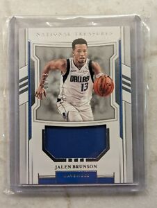 New Listing🔥2018 National Treasures JALEN BRUNSON PLAYER WORN Materials Patch /99 SP RC🔥