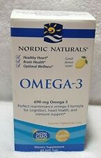 Nordic Naturals 690 mg OMEGA-3 60 Soft Gels EXP:03/2024 ( CODE ML - 32 )