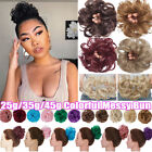 US Messy Bun Hair Piece Scrunchie Updo Curly Hair Extensions Real Thick As Human
