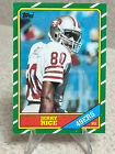 1986 Topps #161 Jerry Rice Rookie Card San Francisco 49ers HOF RC