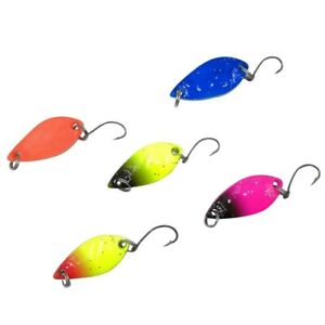 5pcs Fishing lures Metal Spoon Tackle Bait Fishing Lure Bait Trout Bass Spoons