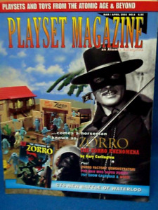 Playset Magazine #8 Marx Zorro playsets+ vintage memorabilia by other companies