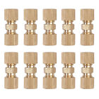 10 Pcs Brass Line Compression Fitting Connector 3/16