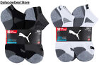 Puma Men's No Show Low Cut Socks, 10 Pair White Or Black Select Size