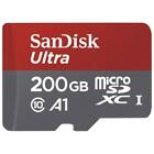 SANDISK ULTRA 200GB MICRO SDXC MICROSD MEMORY CARD HIGH SPEED A1 For CELL PHONES