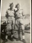 VINTAGE 1940'S WWII PHOTO 2 YOUNG MEN SCOTTISH SOLDIERS TAM O SHANTER HATS