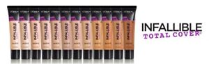 L’Oreal Infallible Total Cover 24Hr Full Foundation Makeup - Variable (1ozea.)