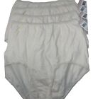 4 Pair Lorraine Cotton Panties Size 10 NWT Color Sand Cream New LR101XX