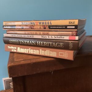 Lot of 7 Non-fiction Native American Themed Books
