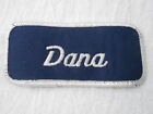 DANA  USED EMBROIDERED VINTAGE SEW ON NAME PATCH TAGS ASSORTED COLORS