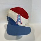 Vintage 1995 Houston Oilers NFL Apex One Wave Design Hat Wool Blend Snapback