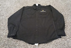 VertX Shirt Mens XLT Black Long Sleeve Button Front Vented Tactical Polyester