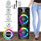 3000W LOUD Bluetooth Speaker BT Karaoke Portable Heavy Bass Stereo Sound & Mic