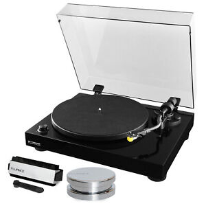 Fluance RT80 Classic Turntable with Record Weight and Vinyl Cleaning Kit
