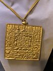Antique Tibetan brass Zodiac Amulet pendant on 28” CHAIN