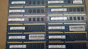 LOT OF 13 SK HYNIX 4GB (13X4GB) DDR3 PC3 PC3L DESKTOP RAM MEMORY (MM896)