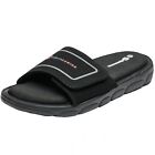 Alpine Swiss Mens Memory Foam Slide Sandals Adjustable Comfort Athletic Slides