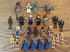 Lego Star Wars minifigure lot Clone Trooper Sith Mandalorian Jedi Lightsaber