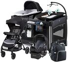 Mega Cool Travel System Combo Baby Stroller With Car Seat Playard Diaper Bag