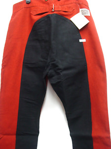 Saddle Back Western Pants Vaquero Suspender Buttons RUST and BLACK NEW SIze 40