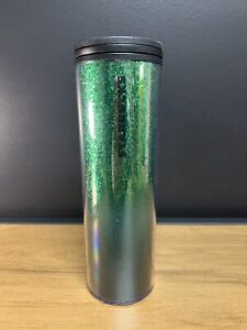 2019 Green Glitter Starbucks Holiday Tumbler  Travel Coffee Mug 16oz Hot Cold