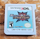 Monster Hunter Generations (3DS, 2016) - Cartridge Only - Tested/Works!