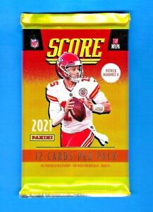 2021 Score Football Retail Pack 12 Cards 3 Rookies 2 Inserts FREE Shipping