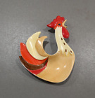 Vintage 1960 Holt Howard Rooster Candy Nut Dipping Dishes Ash Tray Spoon Rest !?