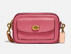 Coach Willow Camera Bag In Colorblock Leather Crossbody Rouge C0695 - Pre-owned