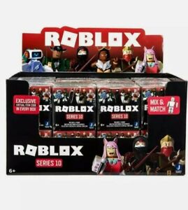 1 ROBLOX Series 10 BLIND MYSTERY CUBE BOX with Exclusive Virtual Item Codes