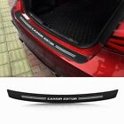 Carbon Fiber Rear Trunk Bumper Guard Car Accessories Decal Sticker Moulding Trim (For: 2019 Honda Civic Sport)