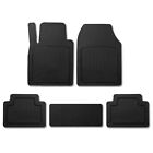Trimmable Floor Mats Liner All Weather for Ford Flex 2009-2019 Black 5Pcs (For: 2011 Ford Flex Limited 3.5L)