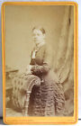 New ListingSmartly Dressed Victorian Lady 1 x CDV Card 1860-1890's