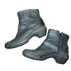 Merrell Women’s Luxe Mid Black Ankle Boots Size 9 Comfort Leather Bootie