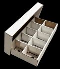 10 CSP Cardboard Sorting Tray Storage Box For Collectible Trading Gaming Cards