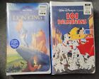 Disney VHS Lot Of 2 New Sealed A The Lion King And 101 Dalmations