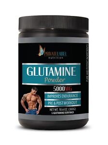 muscle gainer - GLUTAMINE POWDER 5000mg - bcaa amino acids powder - 1 Can