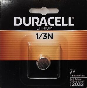 1pack Genuine Duracell 3v lithium battery 1/3N DL1/3N CR1/3N 2L76 K58L EXP:2032