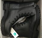 Women's Saylor Lace-up Combat Boots - A New Day - Black, Size 8 - P3R1