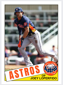 2024 Joey Loperfido Future Stars MLB Rookie Card 85 Style Houston Astros