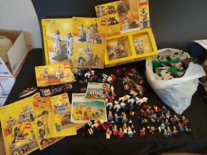 Lego Castle System Vintage Lot 6074 6075 6083 6062 6049 Knights Joust Rare +more