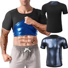 Sauna Suit Workout Sauna Exercise T-Shirt Compression for Men Waist Trainer Gym